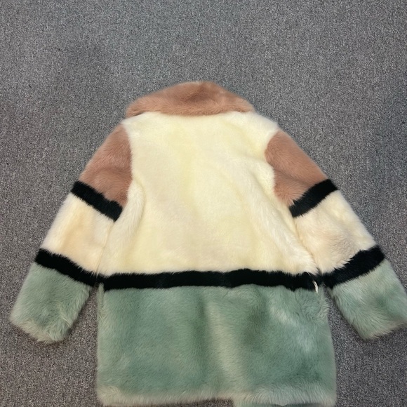 Jakke Faux fur jacket size 6 - Picture 3 of 5